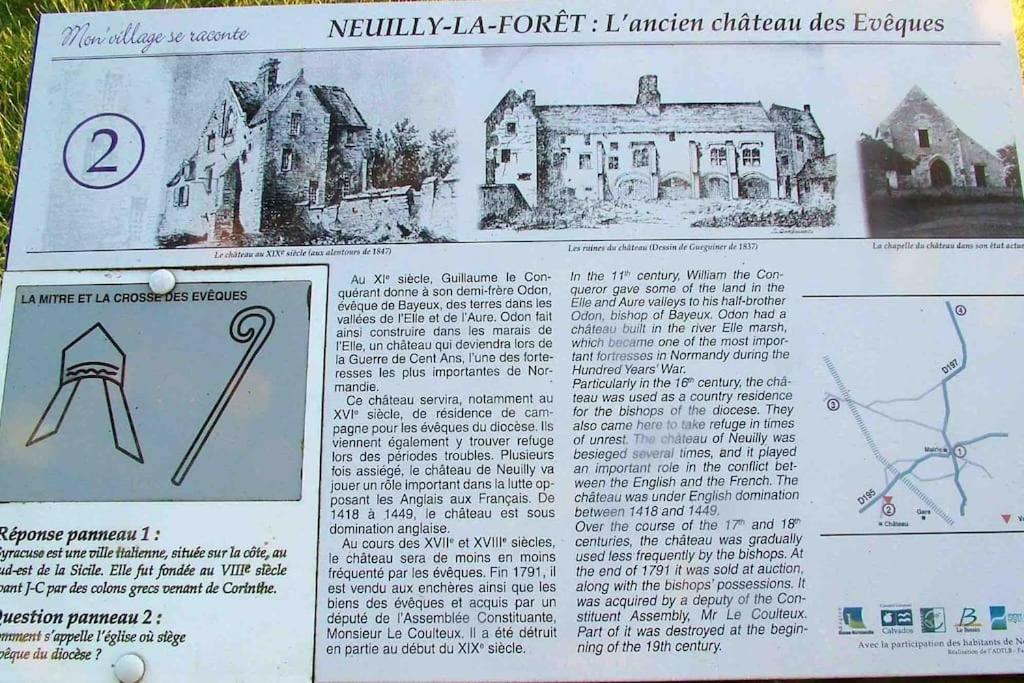 Le Chateau De Neuilly La Foret Villa Isigny-sur-Mer Exteriör bild